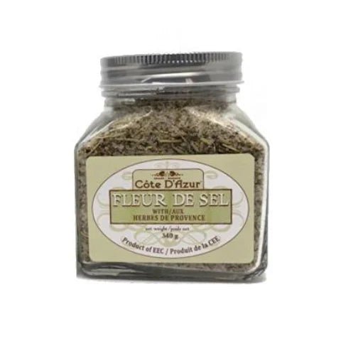 Cote d'Azur Sea Salt Fleur de Sel with Herbes de Provence 340g - Modern Hustle Marketplace