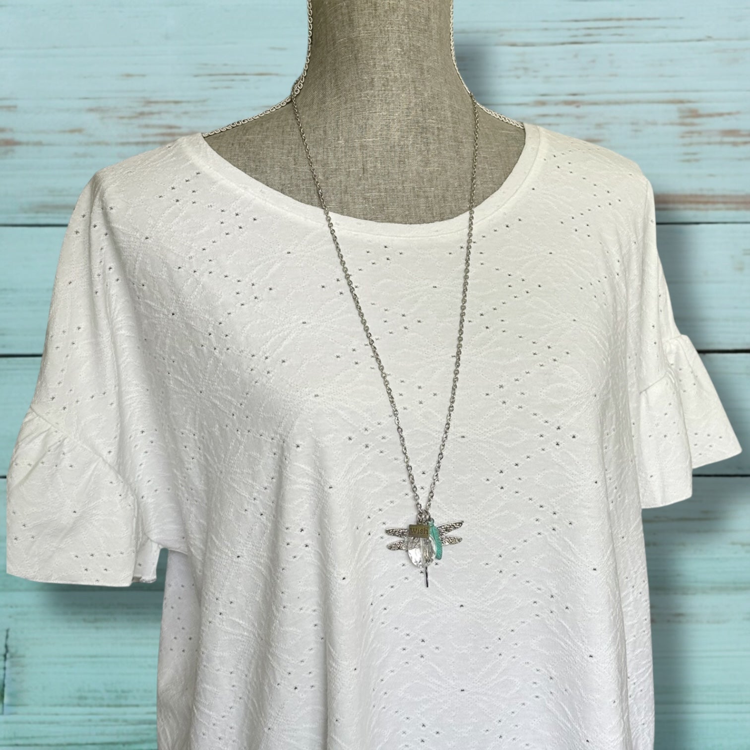 Crystal Dragonfly Wish Necklace - Modern Hustle Marketplace