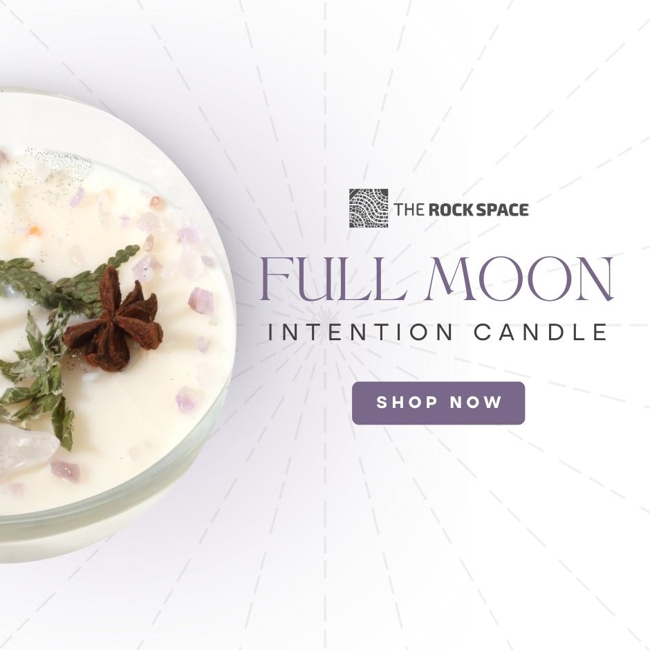 Crystal Intention Candle (Now in Clear Vessel!) - Modern Hustle Marketplace