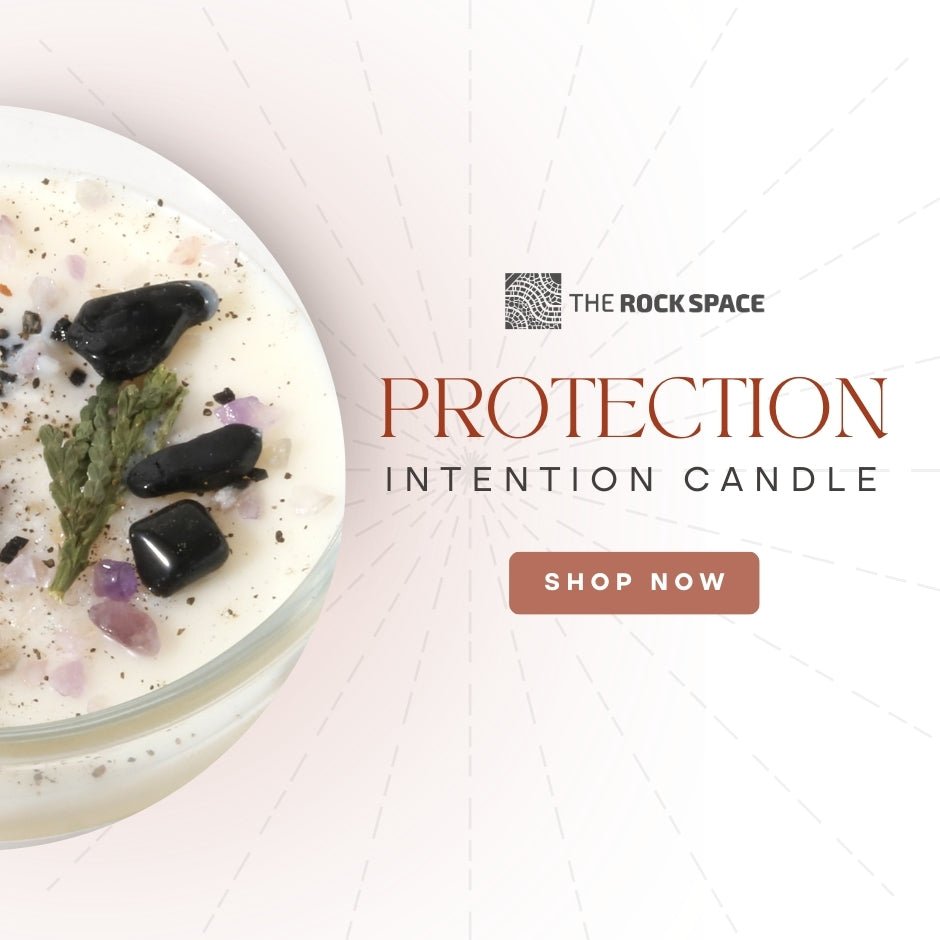 Crystal Intention Candle (Now in Clear Vessel!) - Modern Hustle Marketplace