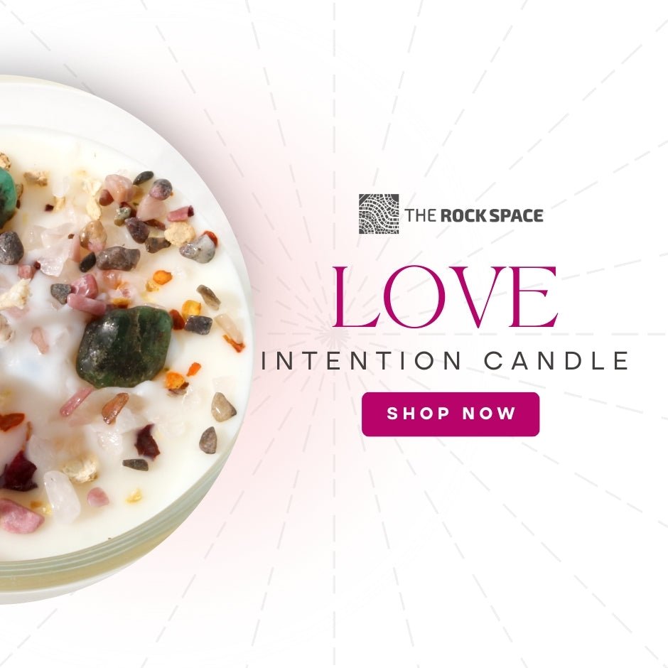 Crystal Intention Candle (Now in Clear Vessel!) - Modern Hustle Marketplace
