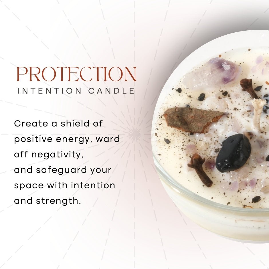 Crystal Intention Candle (Now in Clear Vessel!) - Modern Hustle Marketplace