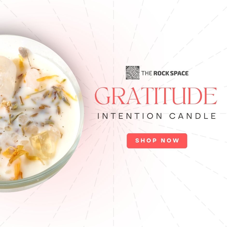 Crystal Intention Candle (Now in Clear Vessel!) - Modern Hustle Marketplace