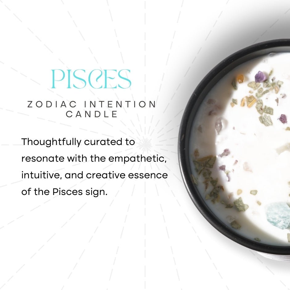 Crystal Zodiac Candle - Modern Hustle Marketplace