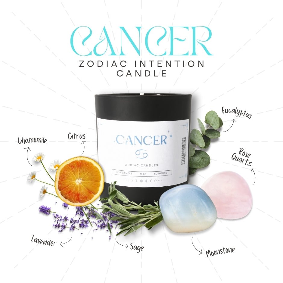Crystal Zodiac Candle - Modern Hustle Marketplace