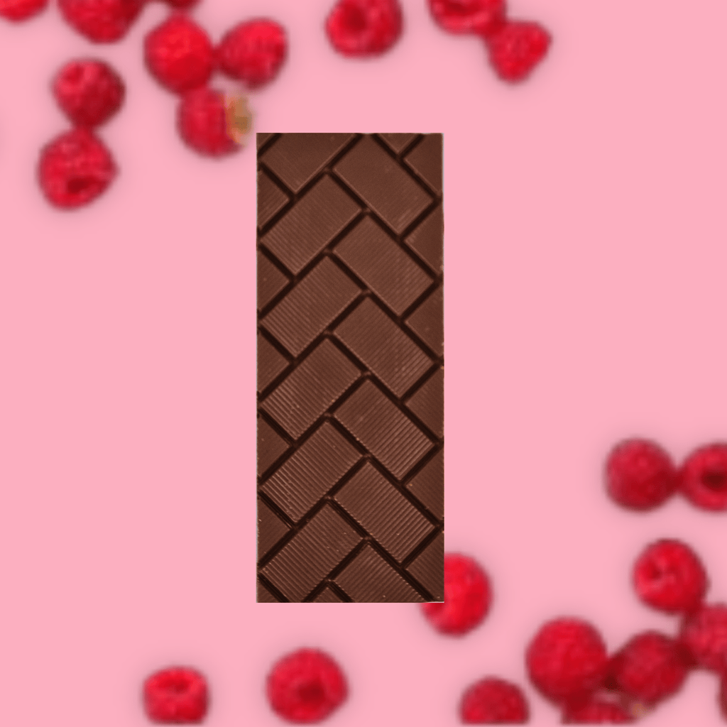 dark chocolate raspberry bar - Modern Hustle Marketplace