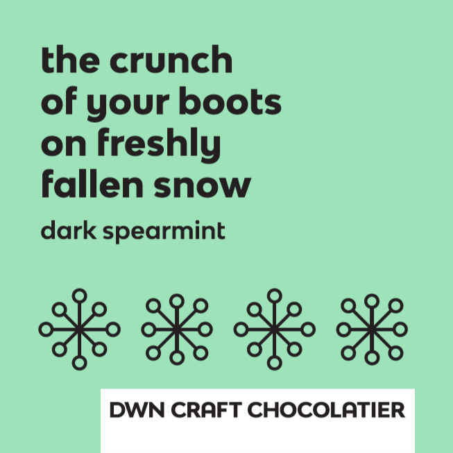 dark chocolate spearmint bar - Modern Hustle Marketplace