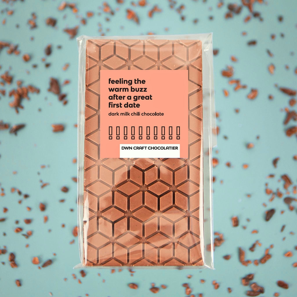 dark milk chili chocolate bar - Modern Hustle Marketplace