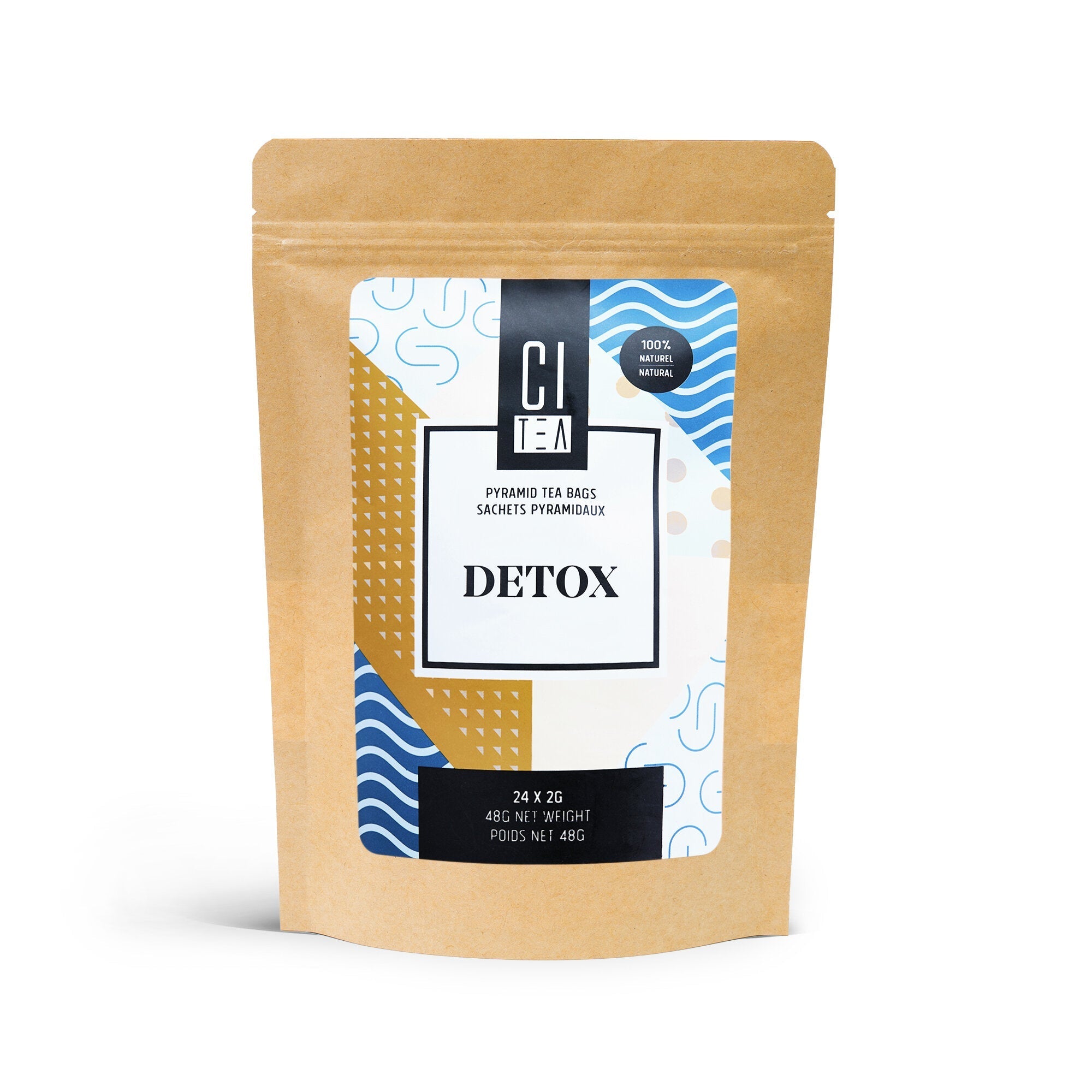 Detox Herbal Tea Pyramid Tea Bags - Modern Hustle Marketplace