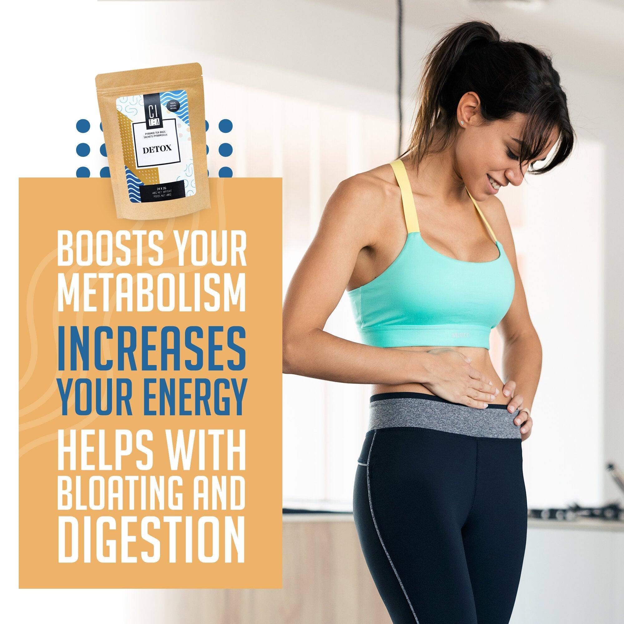 Detox Herbal Tea Pyramid Tea Bags - Modern Hustle Marketplace