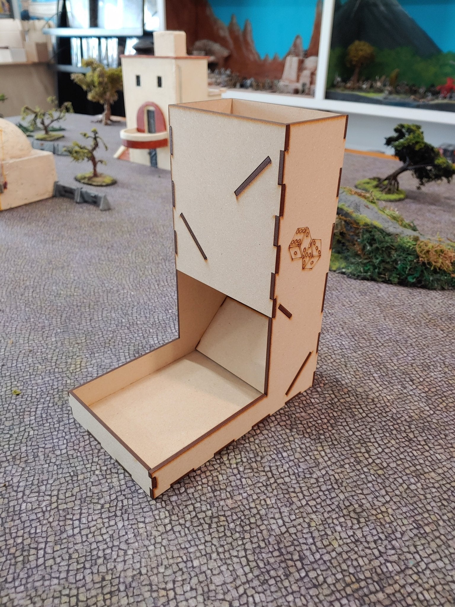 Dice Tower - MDF - Standard - Modern Hustle Marketplace