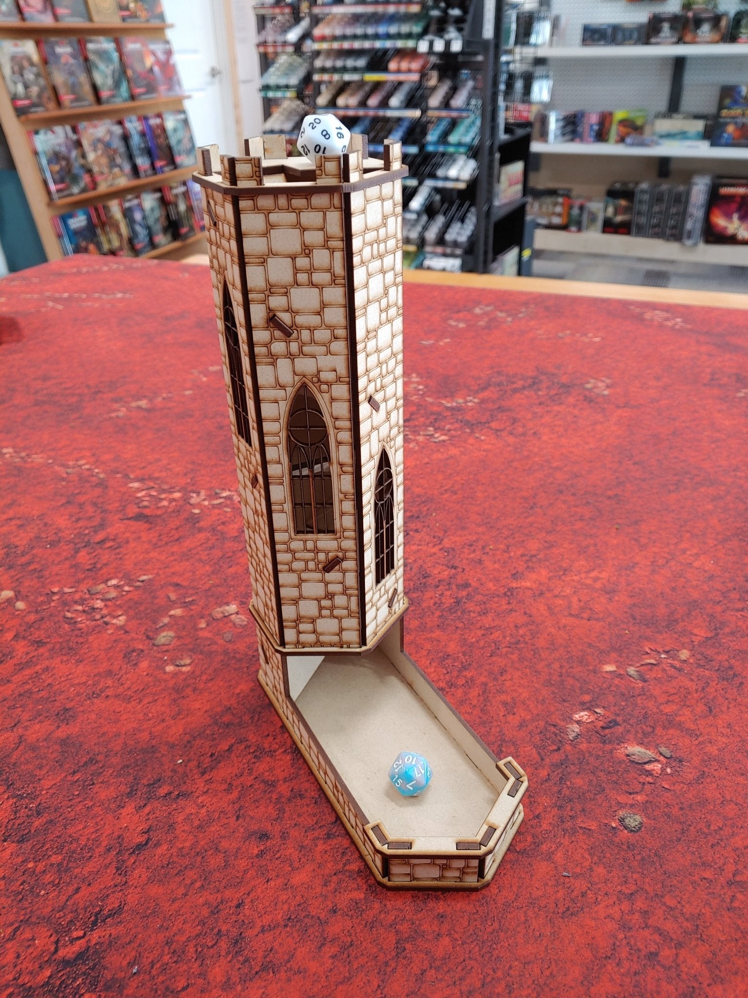 Dice Tower - MDF - The Hex Tower Deluxe - Modern Hustle Marketplace