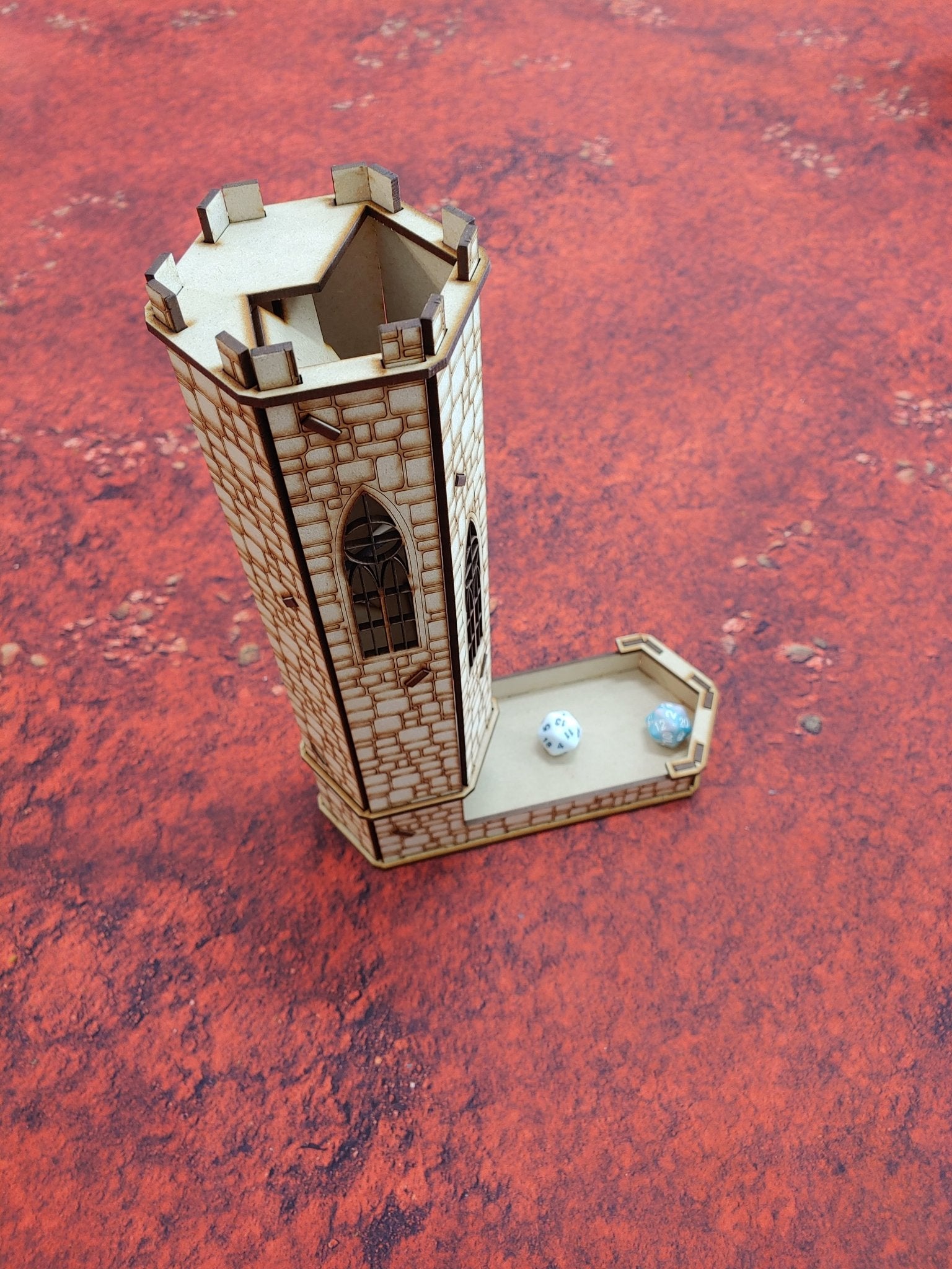 Dice Tower - MDF - The Hex Tower Deluxe - Modern Hustle Marketplace