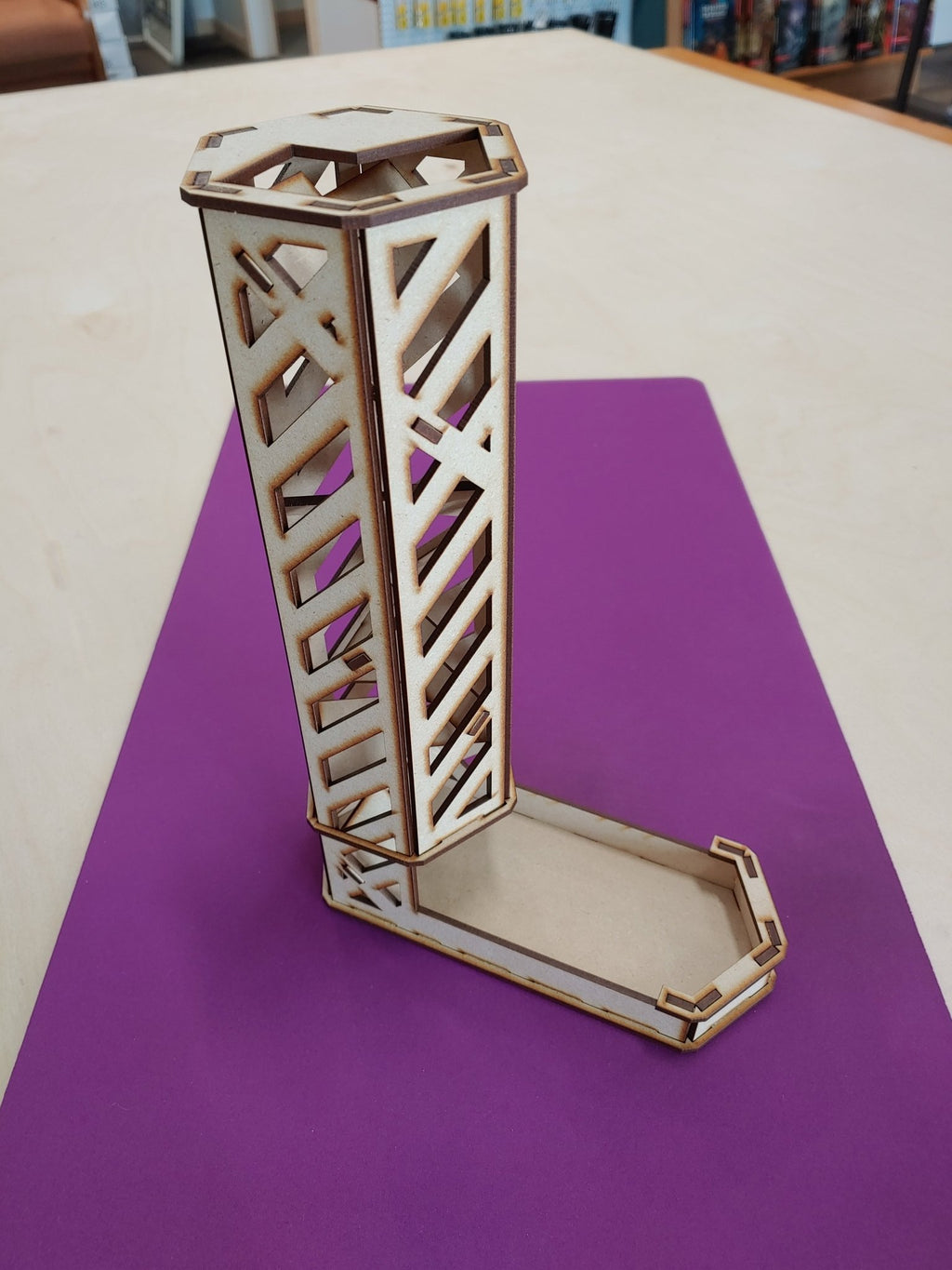 Dice Tower - MDF - The Minimalist - Modern Hustle Marketplace
