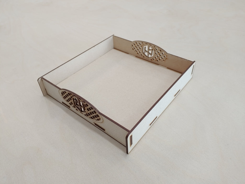 Dice Tray - MDF - Raised Lattice - Modern Hustle Marketplace