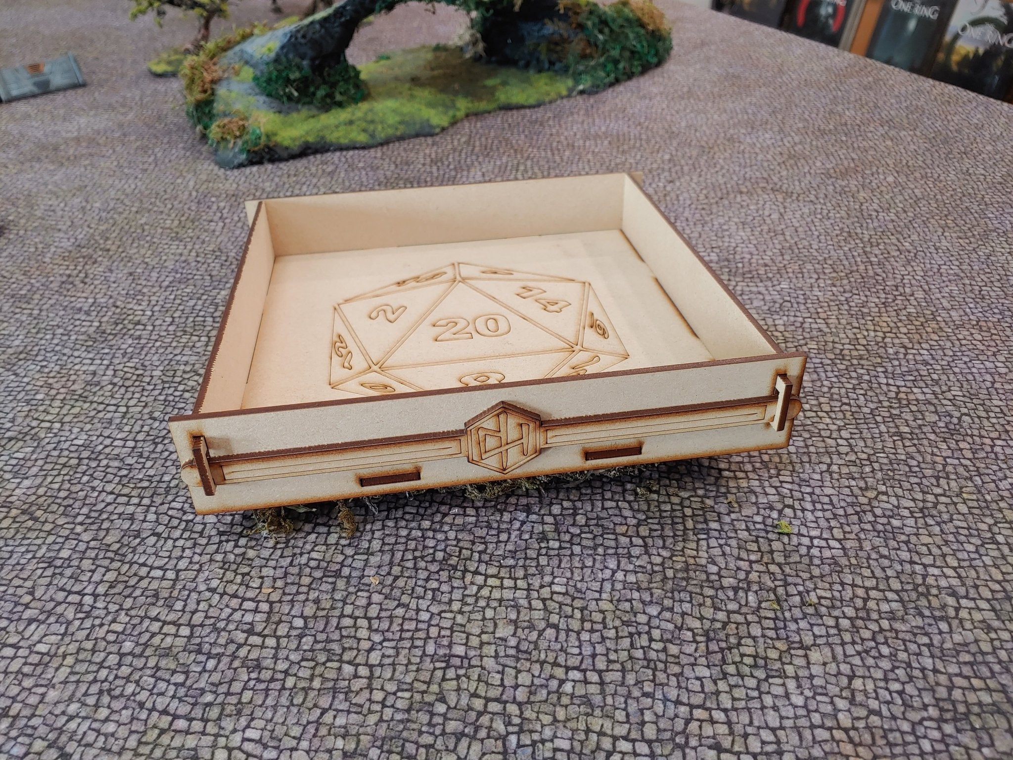 Dice Tray - MDF - The Natural 20 - Modern Hustle Marketplace