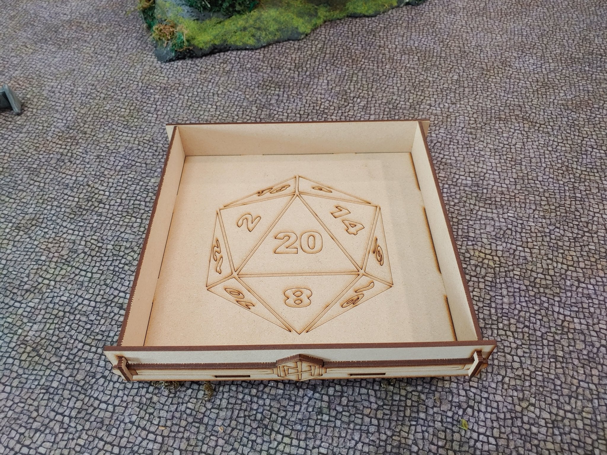 Dice Tray - MDF - The Natural 20 - Modern Hustle Marketplace