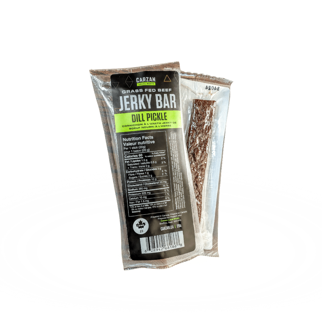 Dill Pickle Grass - Fed Beef Jerky Bars - Modern Hustle Marketplace