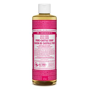 Dr. Bronner's Magic Soap - Rose Pure - Castile Soap (473ml 12) - Modern Hustle Marketplace