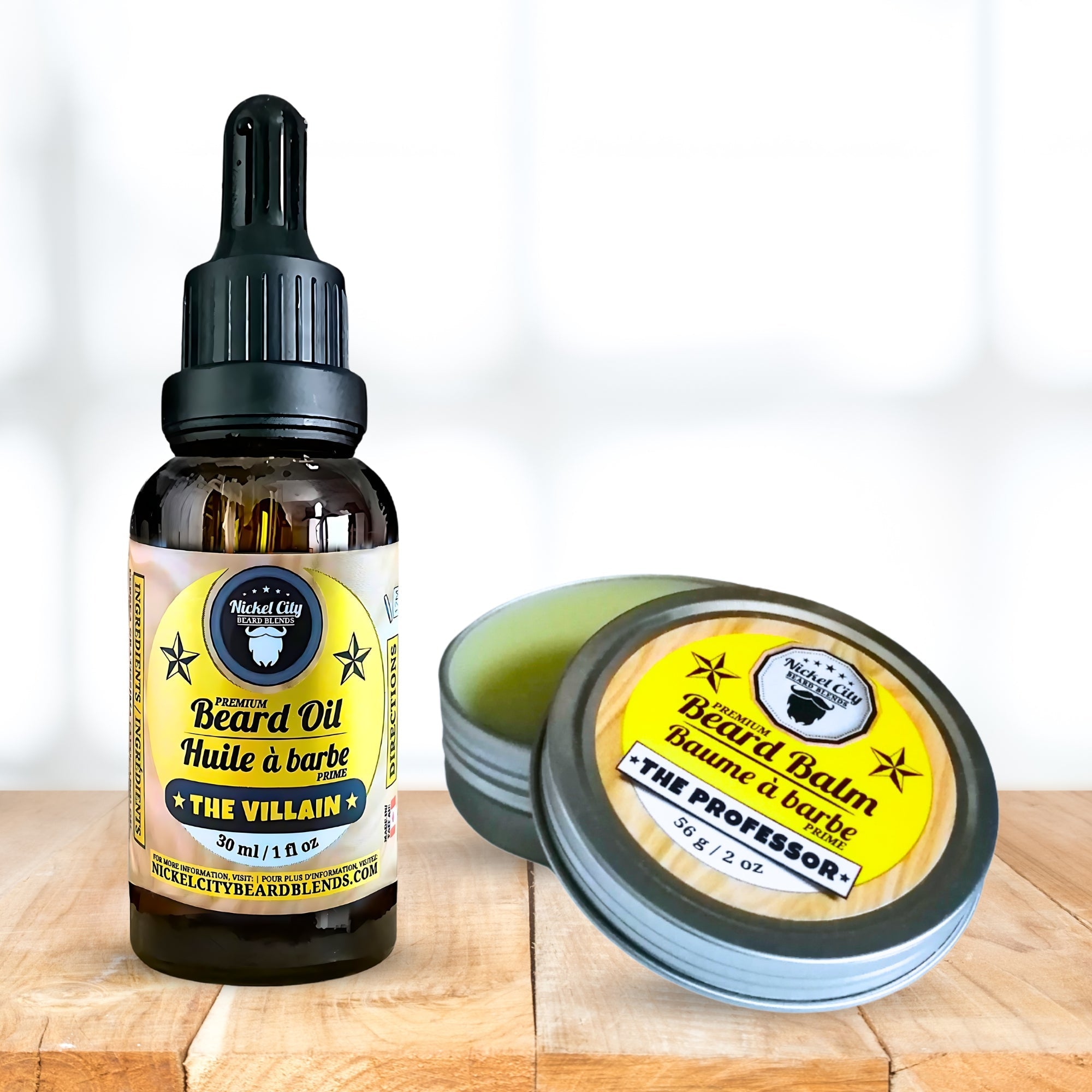 Duality “Yin - Yang” Beard Bundle – Professor x Villain (2 - Pack: Oil + Balm) | Balance of Order & Chaos - Modern Hustle Marketplace