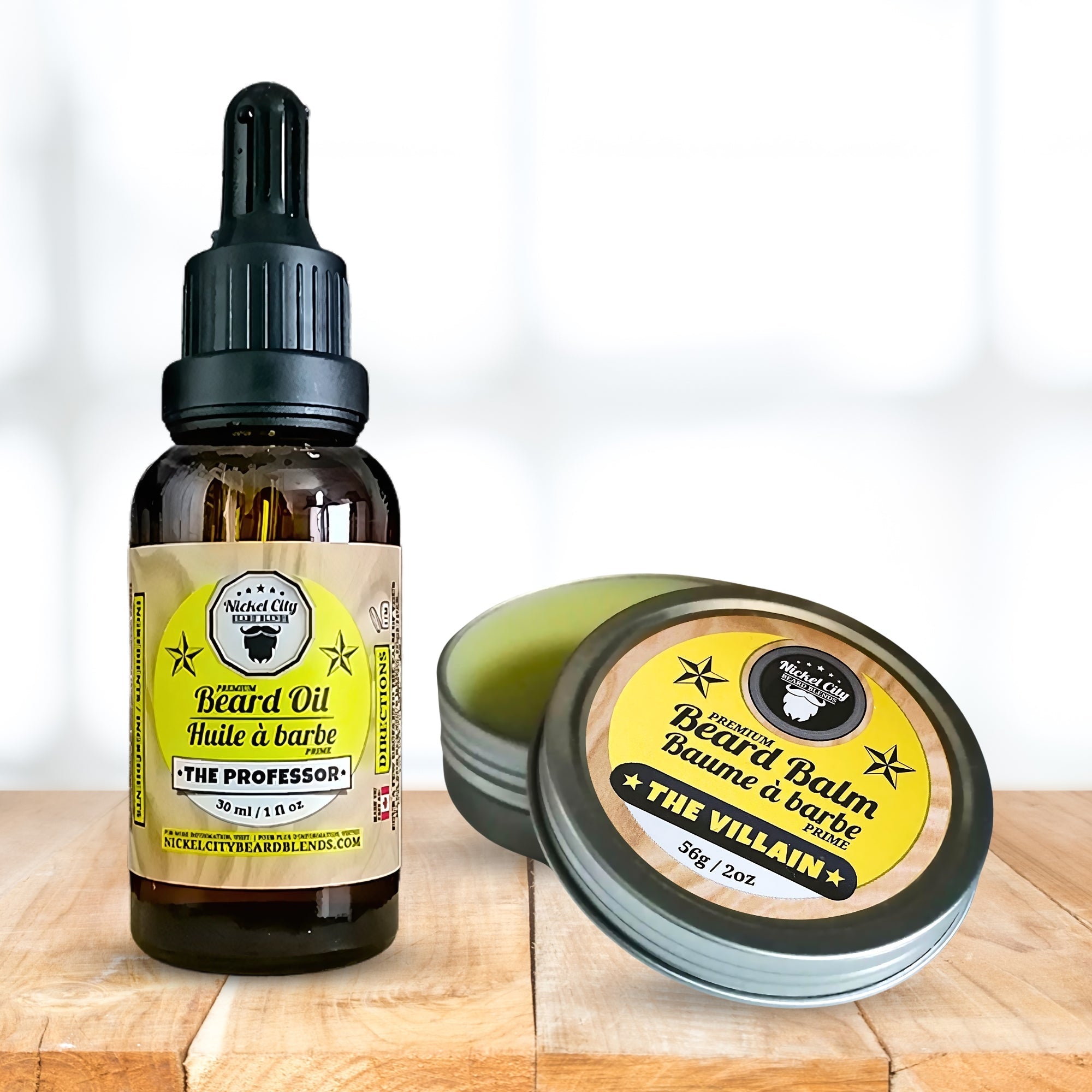 Duality “Yin - Yang” Beard Bundle – Professor x Villain (2 - Pack: Oil + Balm) | Balance of Order & Chaos - Modern Hustle Marketplace