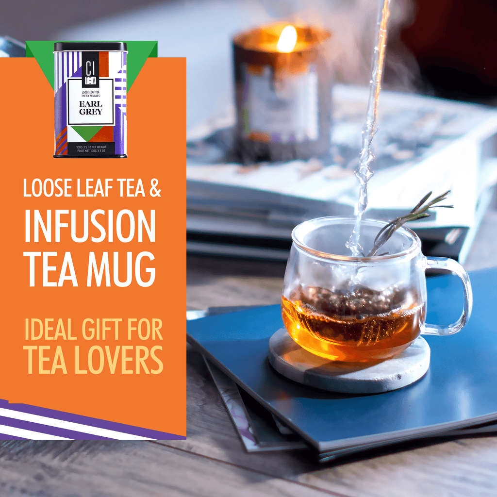 Earl Grey Loose Tea & Infusion Teacup Gift Set - Modern Hustle Marketplace