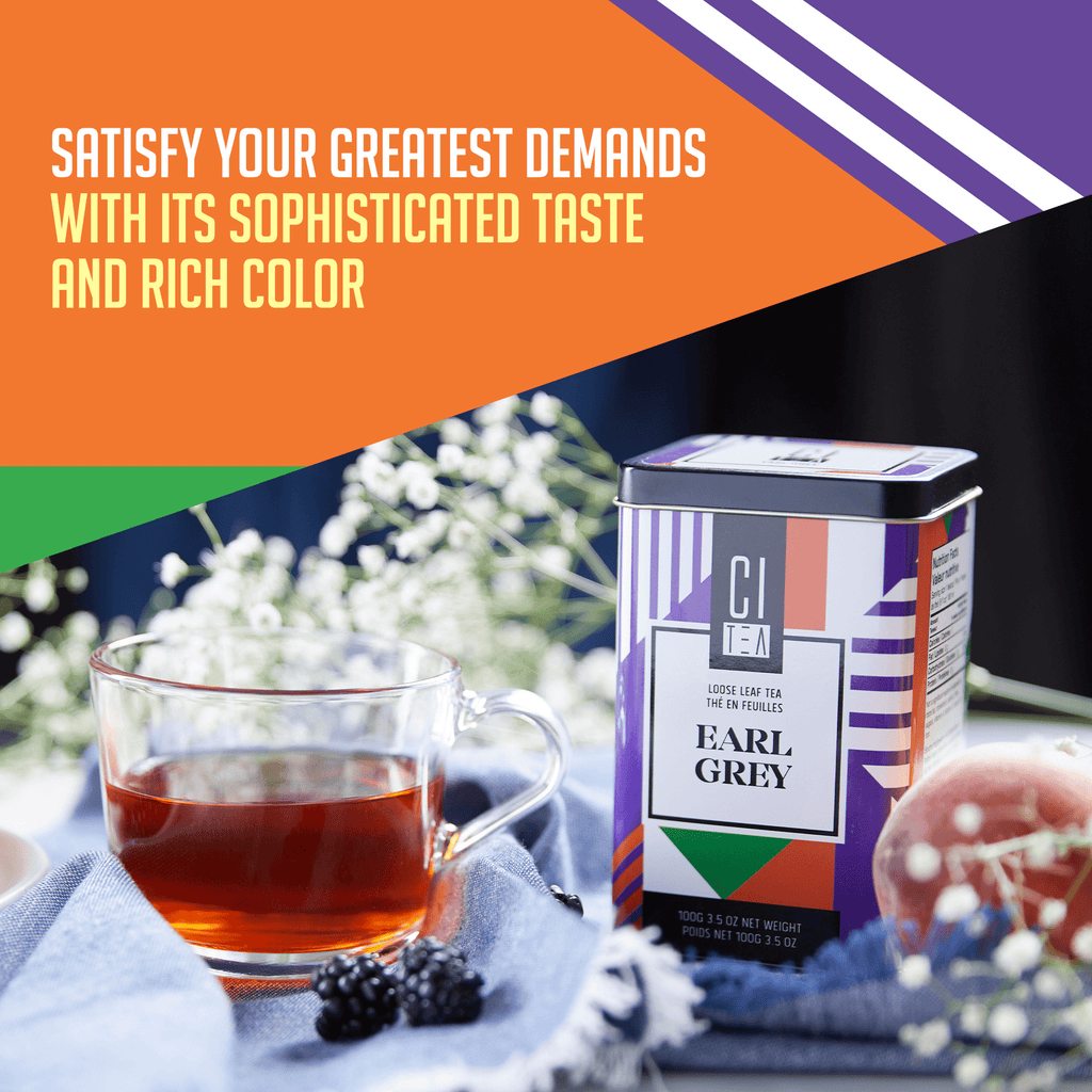 Earl Grey Loose Tea & Infusion Teacup Gift Set - Modern Hustle Marketplace