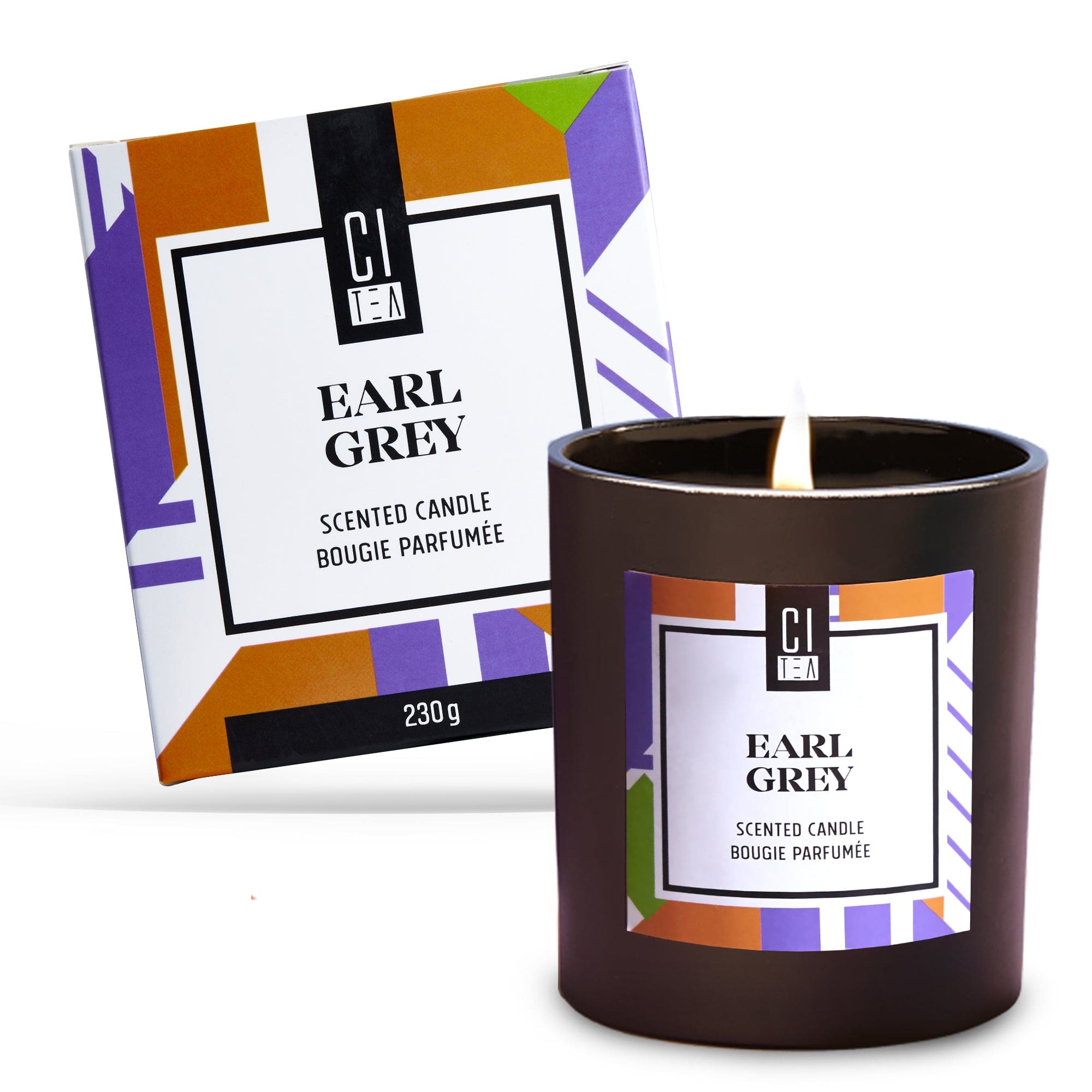 Earl Grey tea scent Soy Wax Candle - Bergamot & Rose - 8 oz - Modern Hustle Marketplace