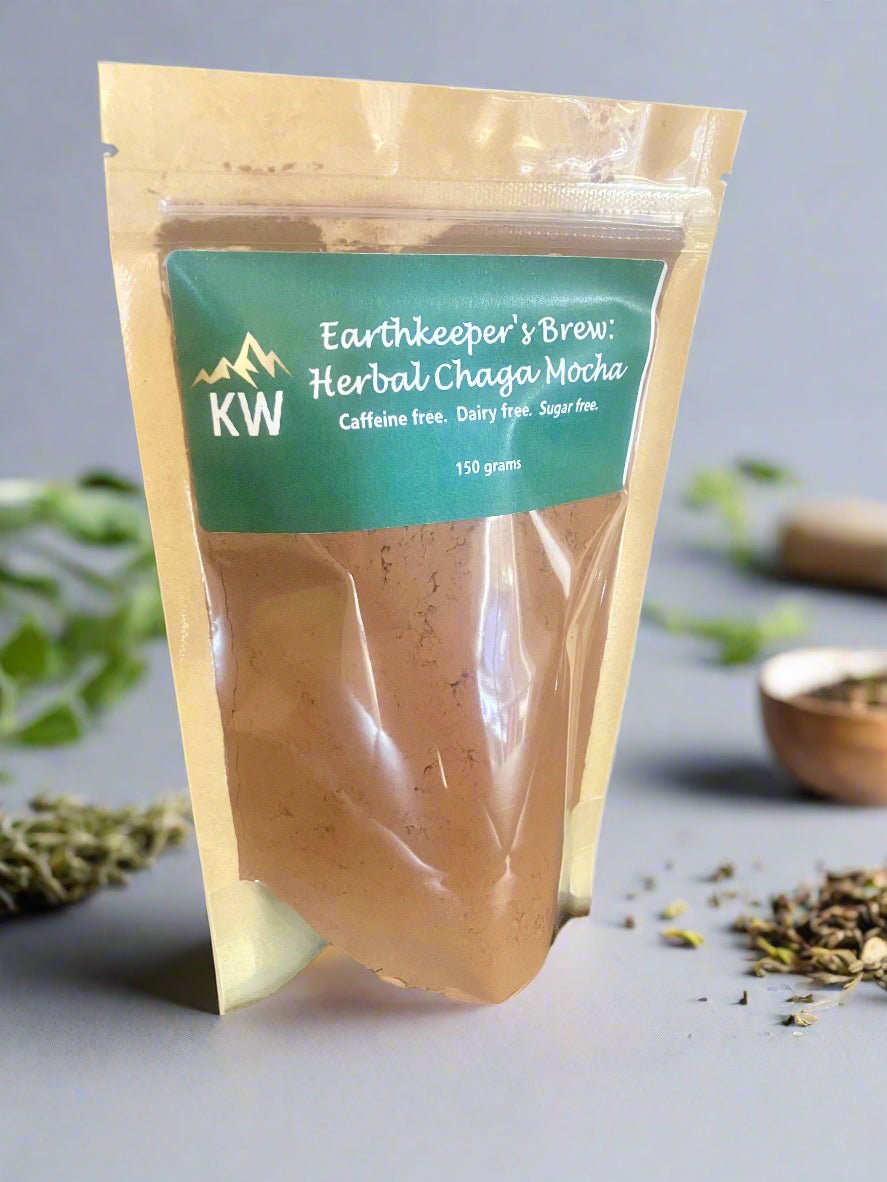 Earthkeeper's Brew: Herbal Chaga Mocha (caffeine - free; sugar - free; dairy - free) - Modern Hustle Marketplace