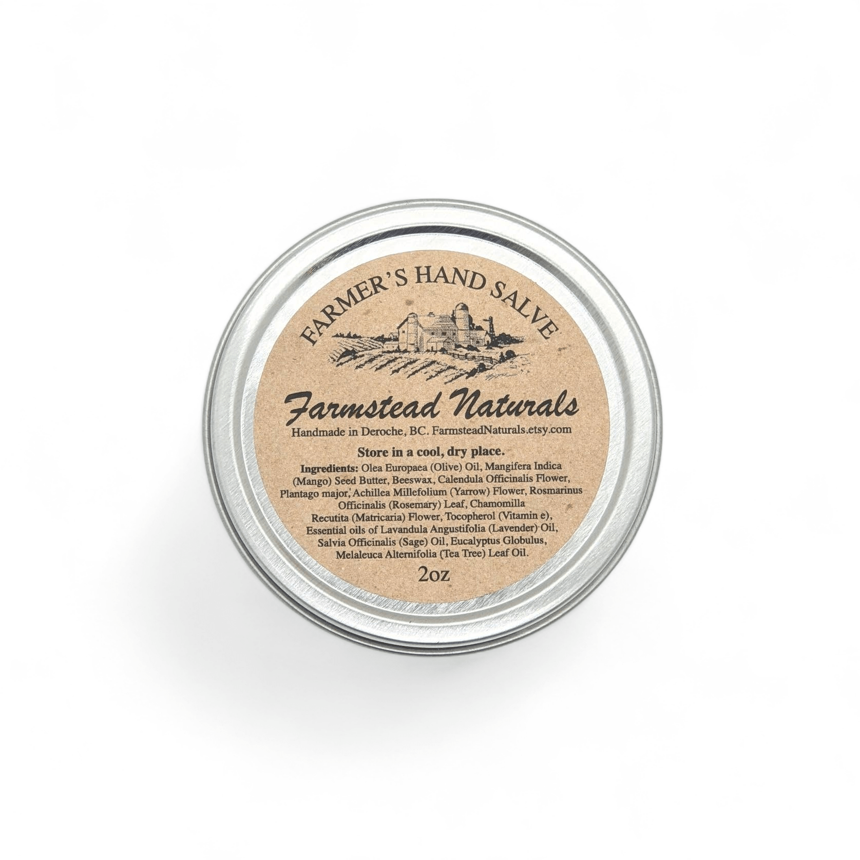 Farmer’s Hand Salve - Bulk - Farmstead Naturals: 60mL - Modern Hustle Marketplace