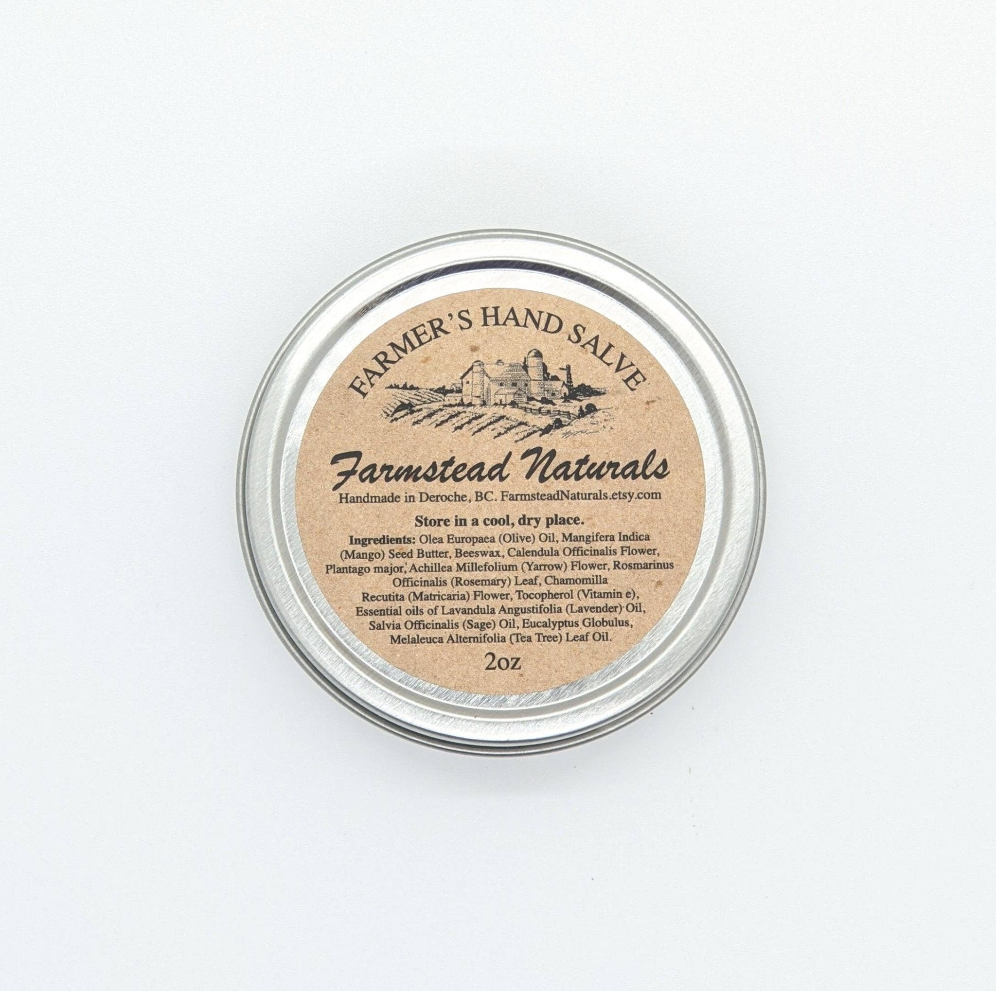 Farmer’s Hand Salve - Bulk - Farmstead Naturals: 60mL - Modern Hustle Marketplace