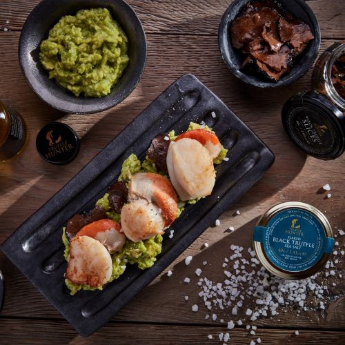 Flaked Black Truffle Sea Salt - Gourmet Food Seasoning Condiment - Modern Hustle Marketplace