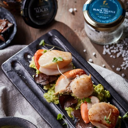 Flaked Black Truffle Sea Salt - Gourmet Food Seasoning Condiment - Modern Hustle Marketplace