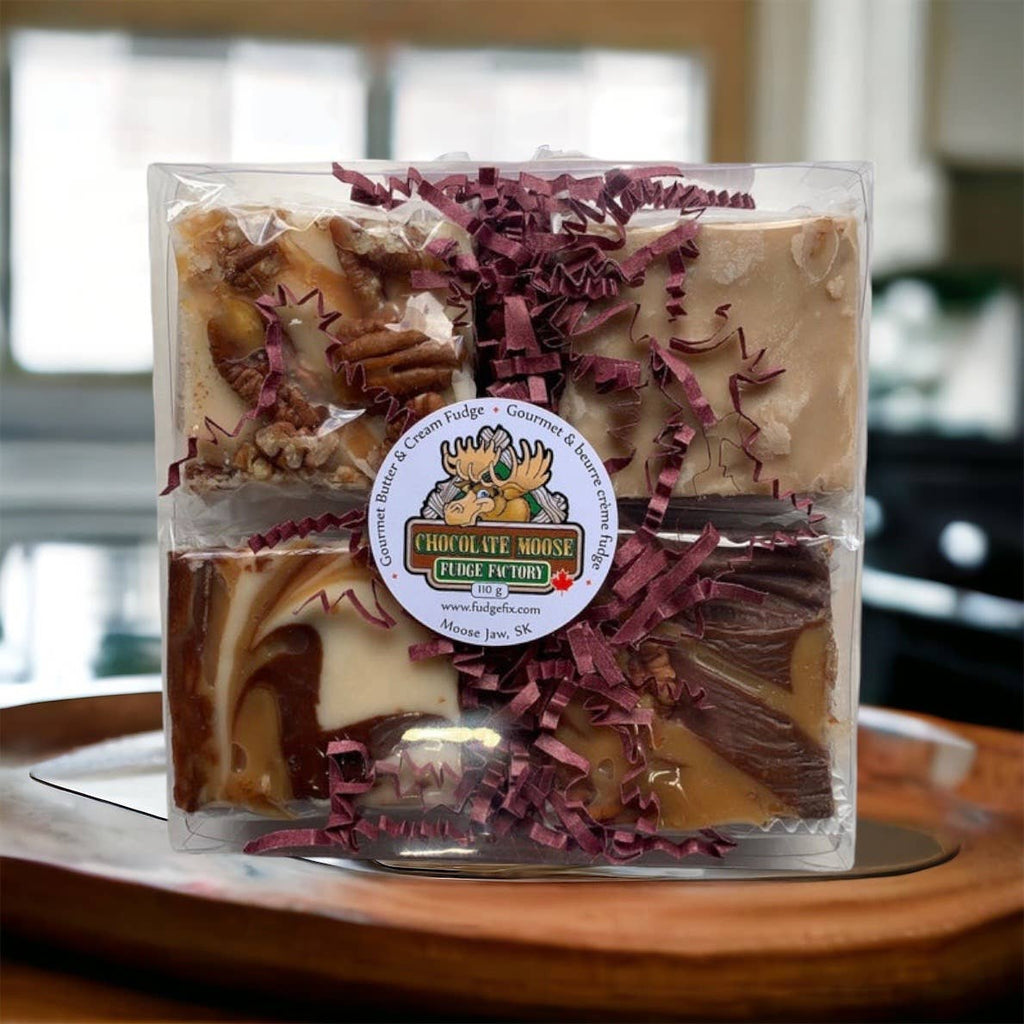 Fudge - Gift Set 4 pc clear acrylic gift box: 440g - Modern Hustle Marketplace