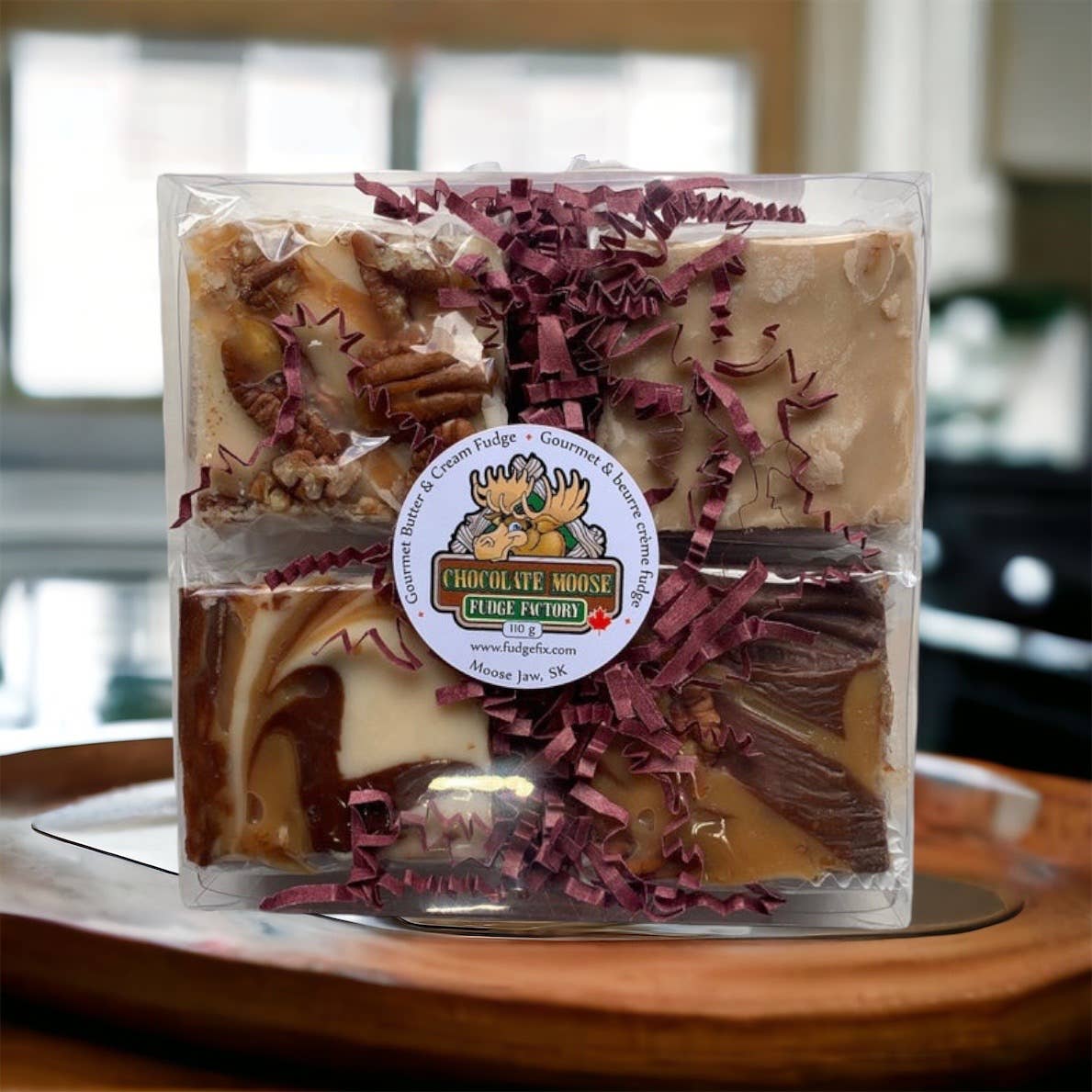 Fudge - Gift Set 4 pc clear acrylic gift box: 440g - Modern Hustle Marketplace