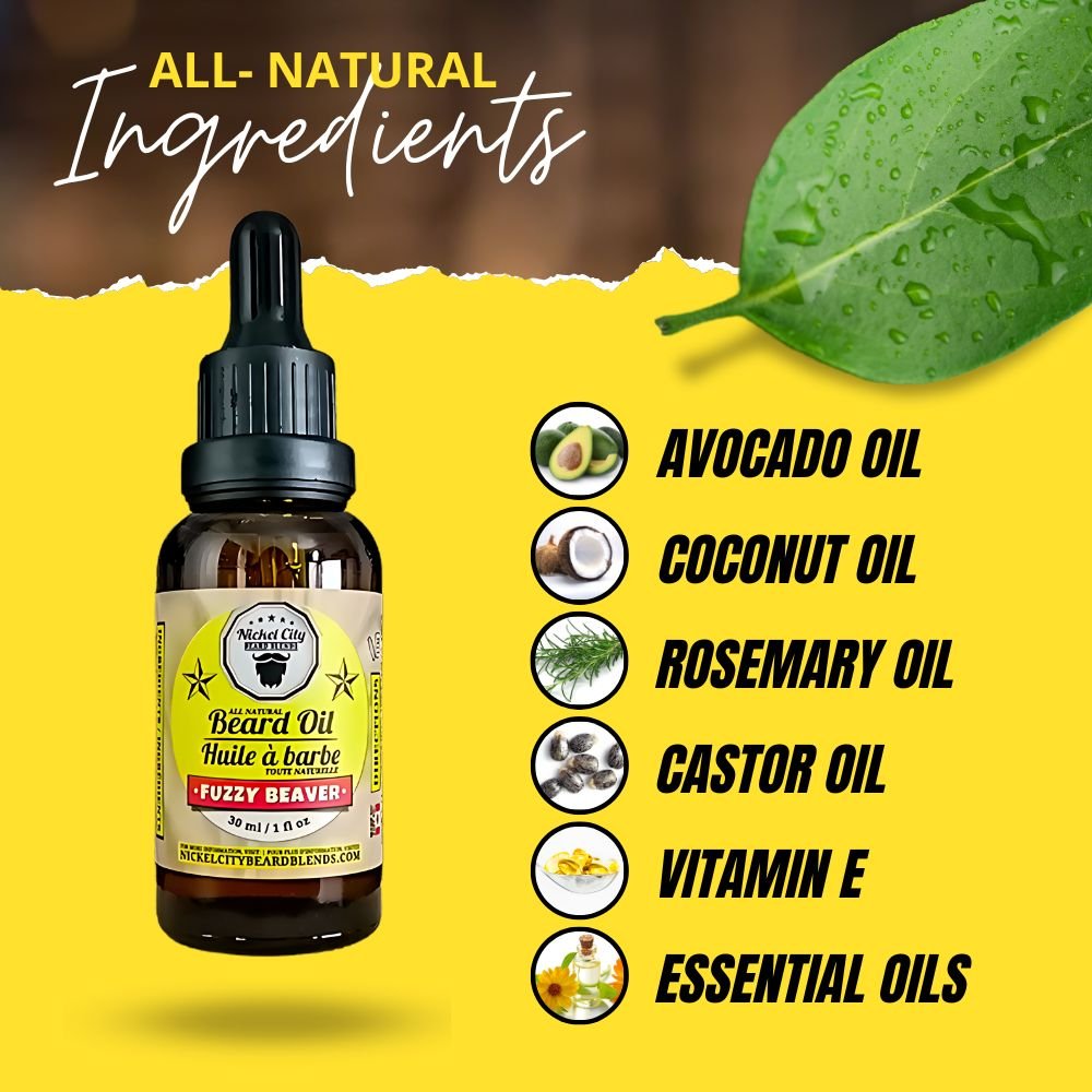 Fuzzy Beaver Beard Oil (30ml) – Canadian Maple Syrup & Pancakes | Premium Conditioning Beard Oil - Modern Hustle Marketplace