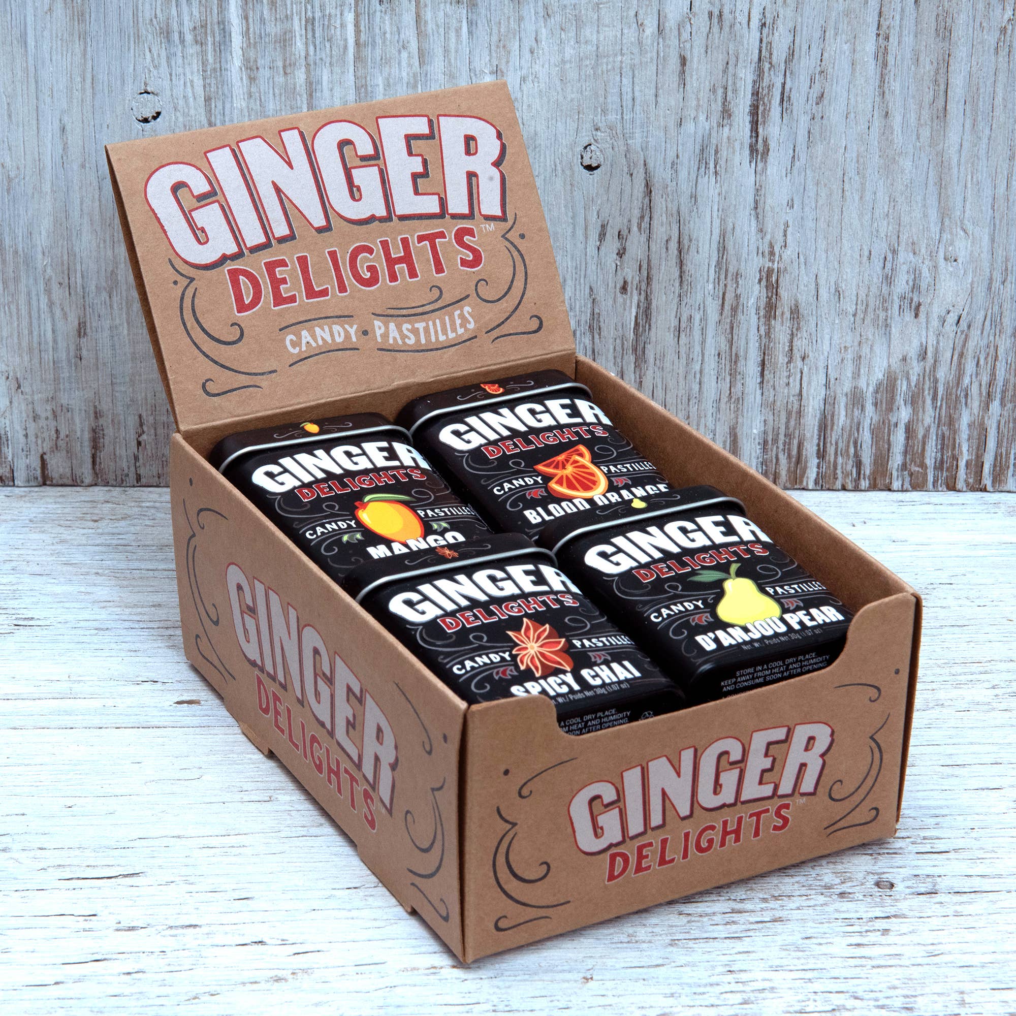 Ginger Delights Mixed - 4 flavors 48ct - Modern Hustle Marketplace
