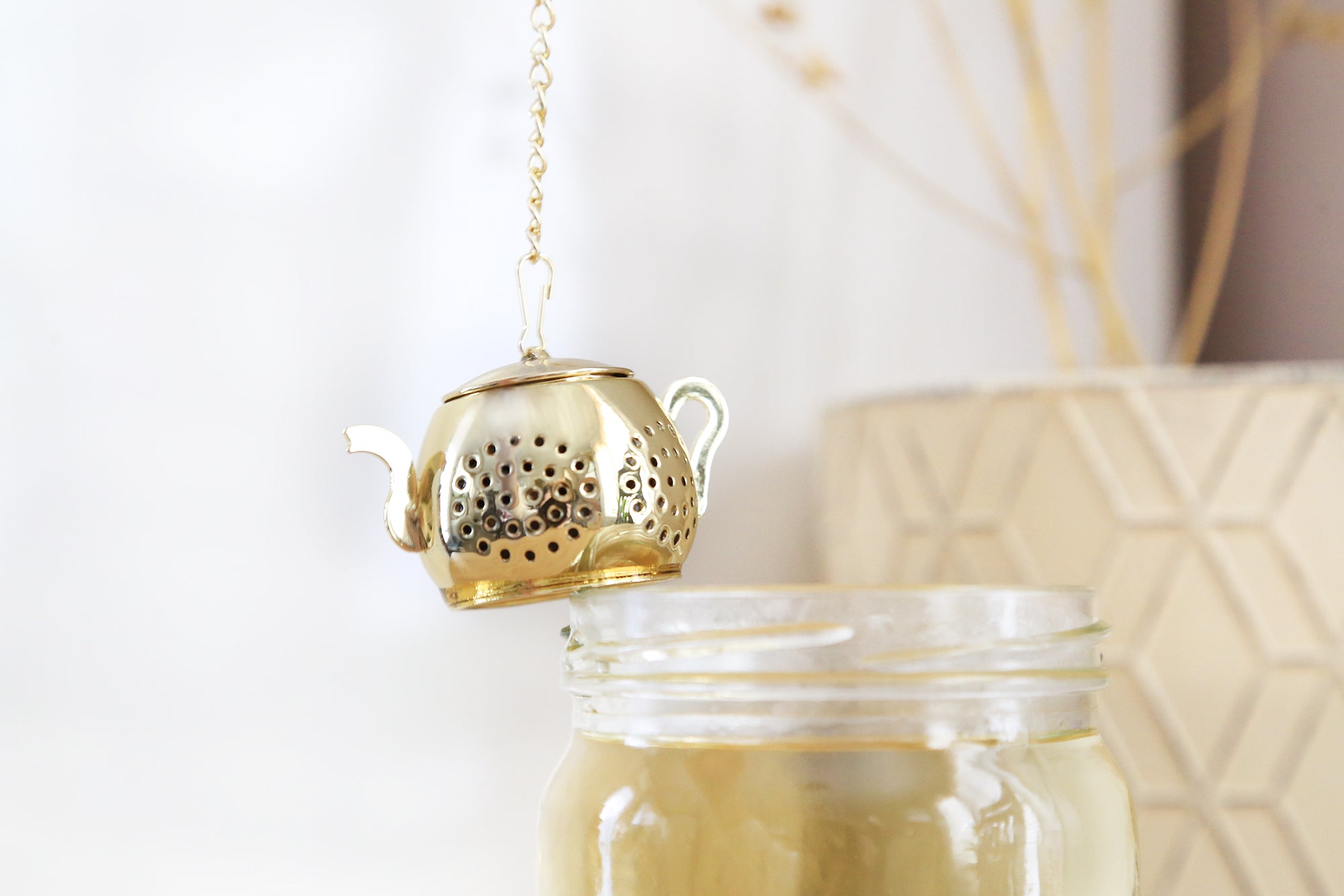 Gold Teapot Tea Infuser - Modern Hustle Marketplace