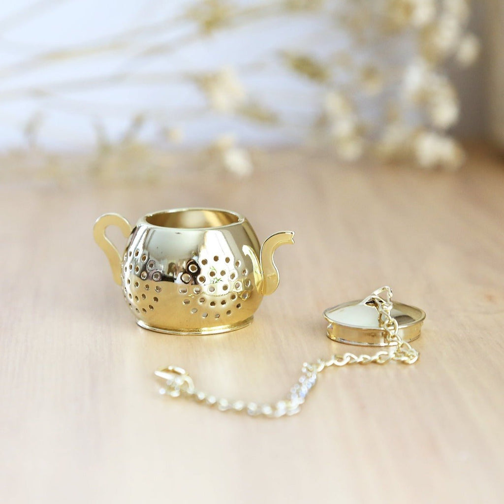 Gold Teapot Tea Infuser - Modern Hustle Marketplace