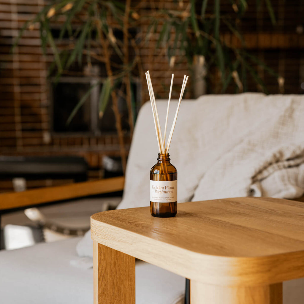Golden Plum + Persimmon Reed Diffuser - Modern Hustle Marketplace
