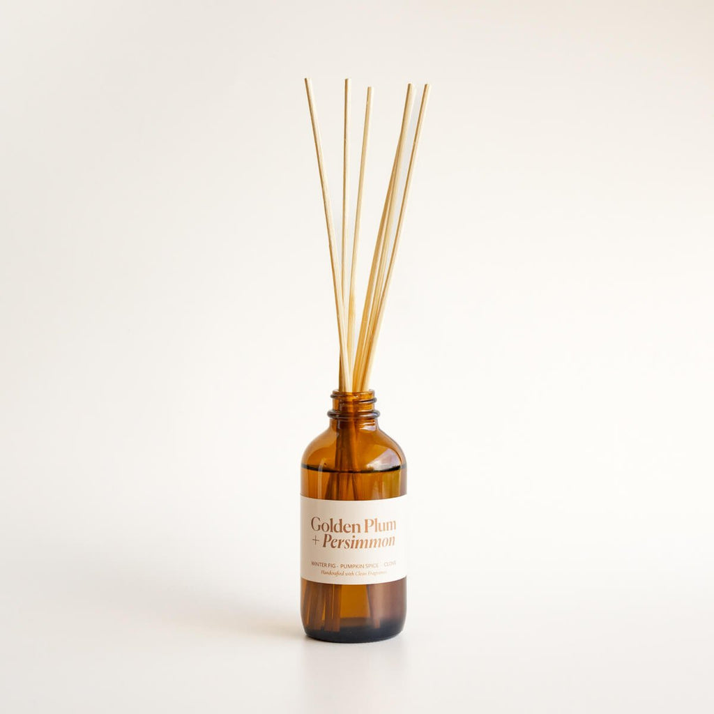 Golden Plum + Persimmon Reed Diffuser - Modern Hustle Marketplace