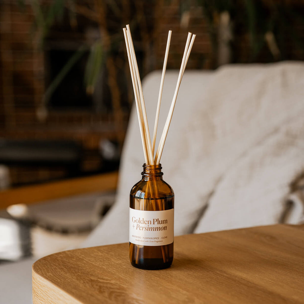 Golden Plum + Persimmon Reed Diffuser - Modern Hustle Marketplace