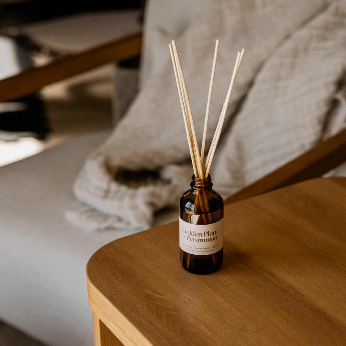 Golden Plum + Persimmon Reed Diffuser - Modern Hustle Marketplace