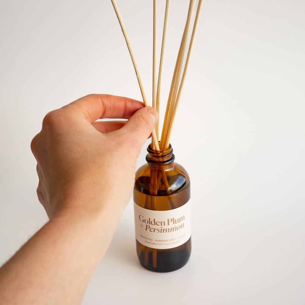 Golden Plum + Persimmon Reed Diffuser - Modern Hustle Marketplace