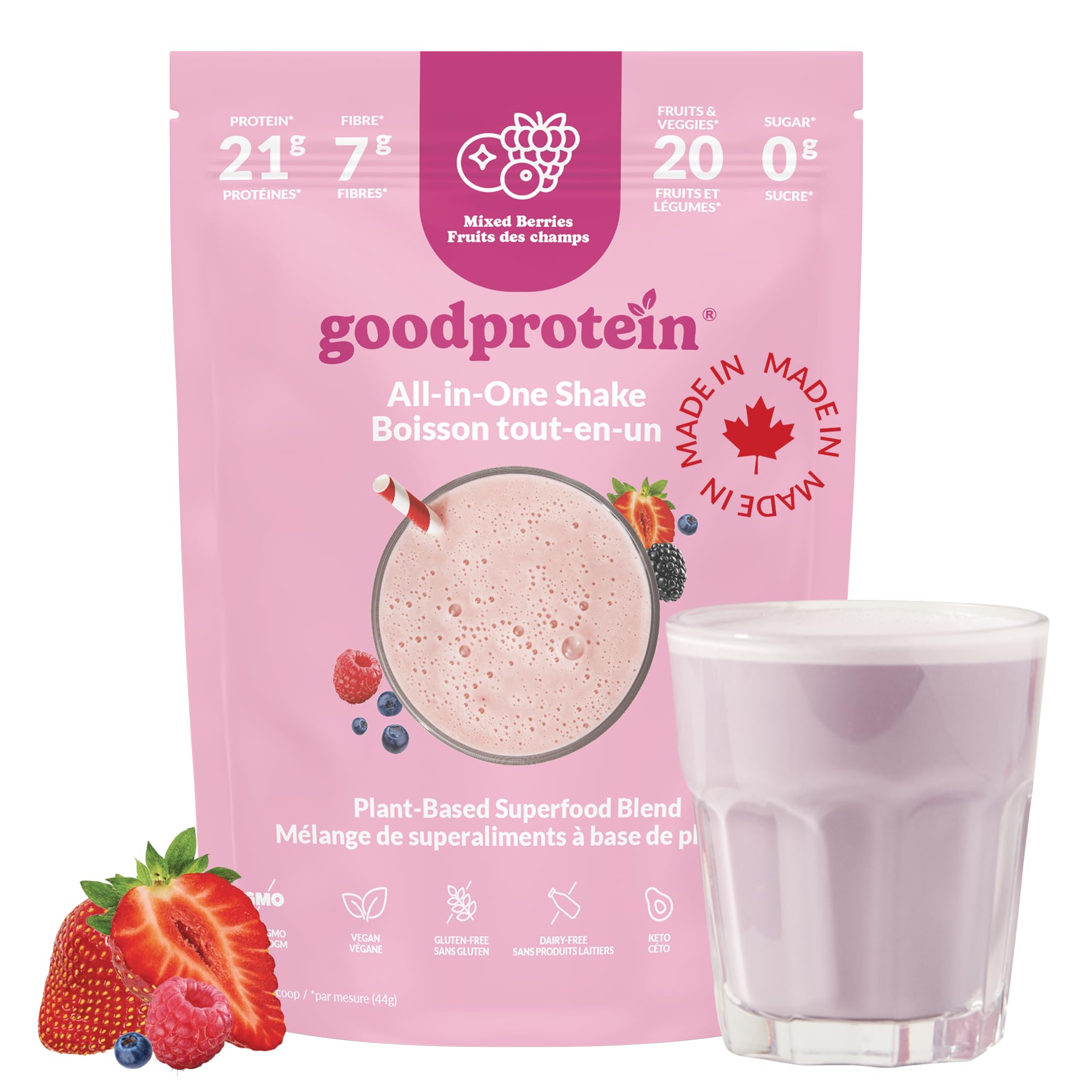 Good Protein - Mixed Berries (880g) - Modern Hustle Marketplace