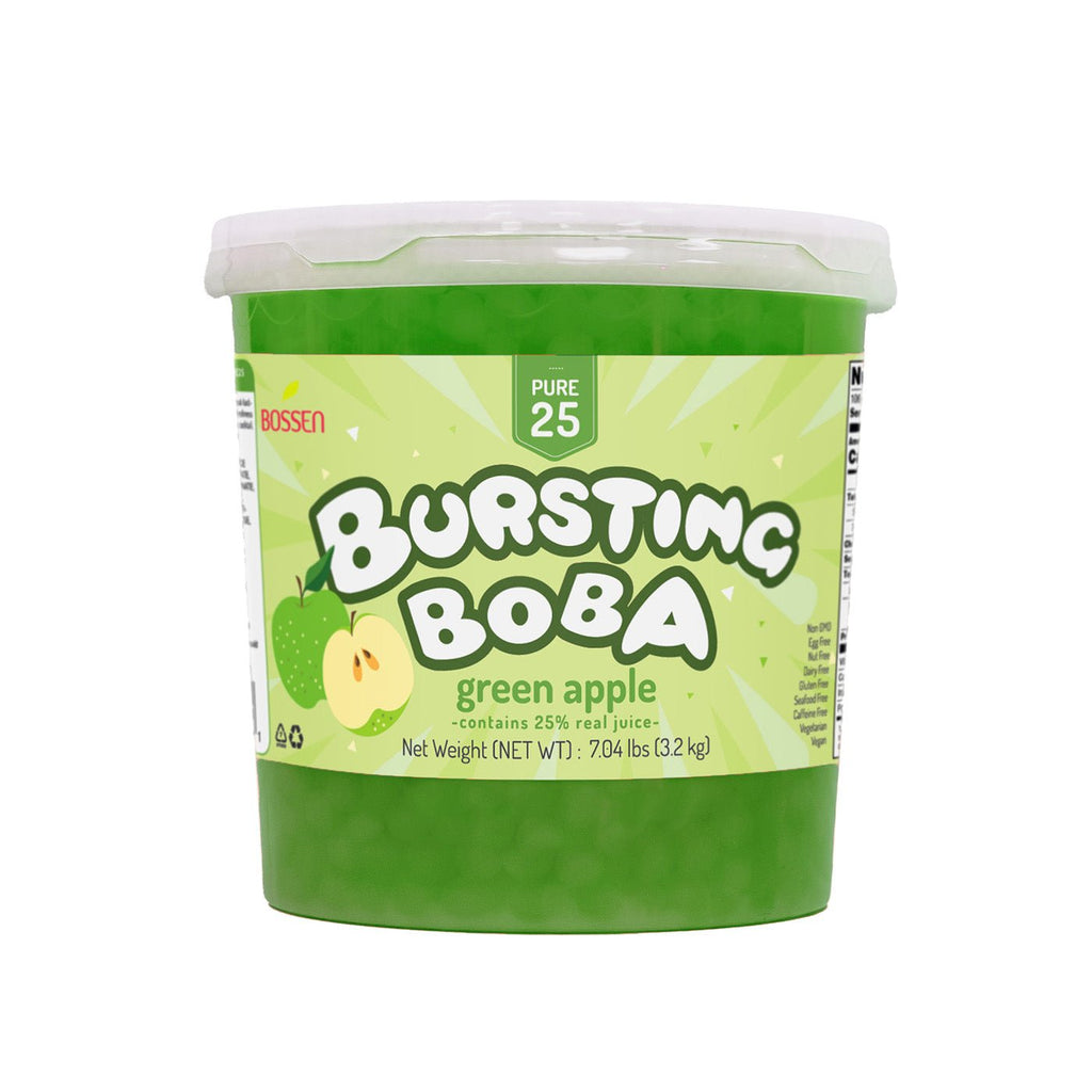 Green Apple Bursting Boba Pure25 - Popping Boba - Bossen - Canada - Modern Hustle Marketplace