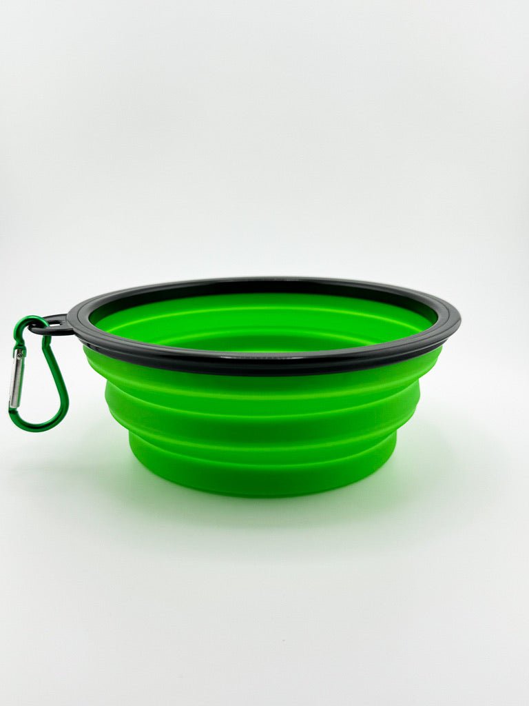 Green Foldable Dog Bowl - Modern Hustle Marketplace