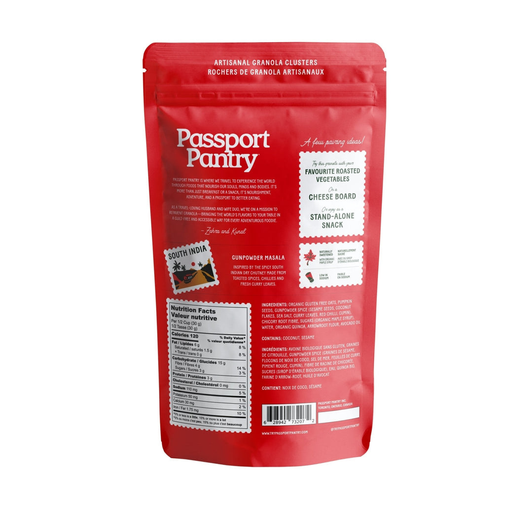 Gunpowder Masala | Savoury Granola Bites - Modern Hustle Marketplace