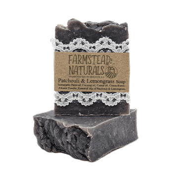 Handmade Patchouli/Lemongrass Soap - Farmstead Naturals - Modern Hustle Marketplace