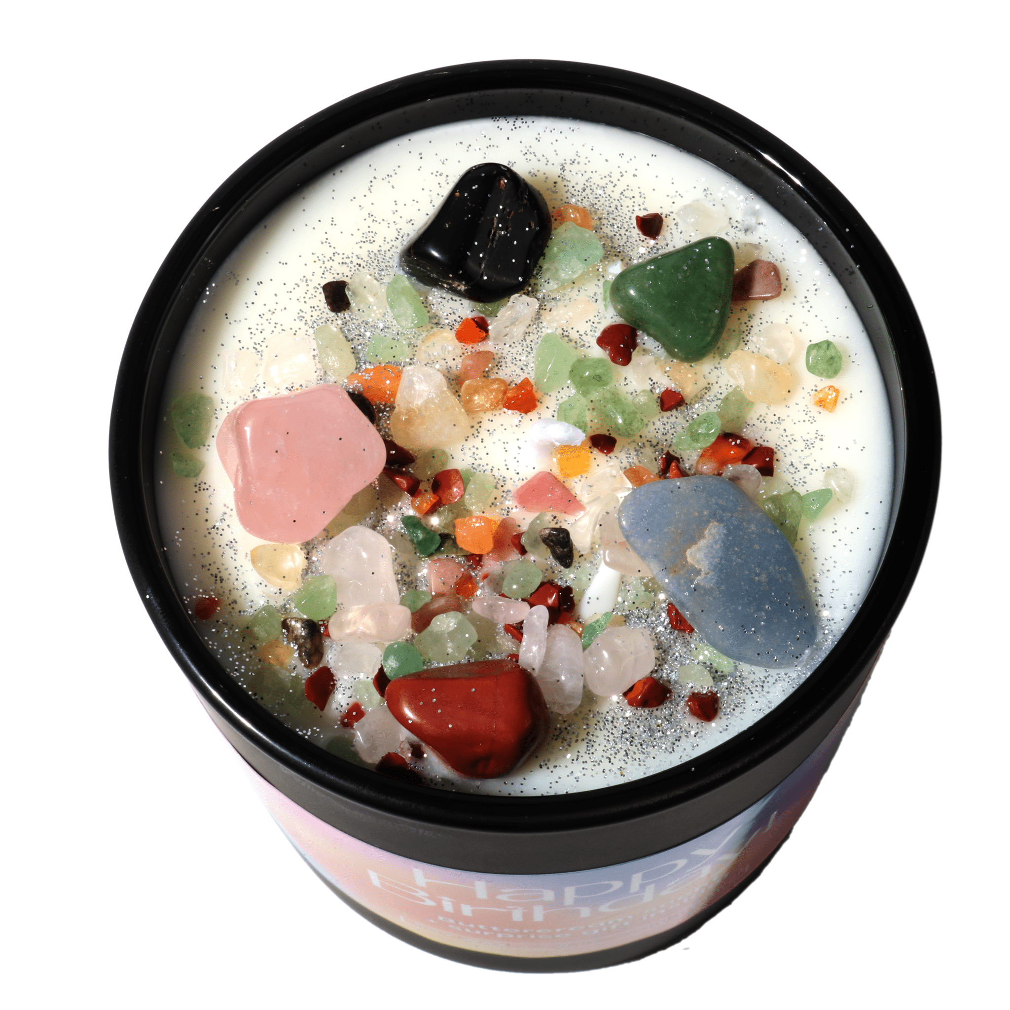 Happy Birthday Candle 🎉 Crystal Surprise Inside - Modern Hustle Marketplace